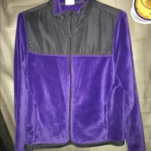 Purple fleece jacket